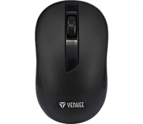 YENKEE Delhi černá / bezdrátová myš / USB / 1000 DPI / 3 tlačítka