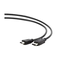 Gembird kabel DisplayPort M na HDMI M 1.8m černá