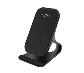 FIXED Frame Wireless Stojánek s bezdrátovým nabíjením černá
