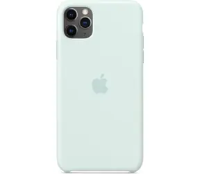 Apple Silikonový kryt pro iPhone 11 Pro Max bledě zelená