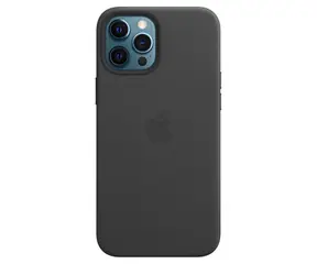 Apple kožený kryt s MagSafe pro iPhone 12 Pro Max černá