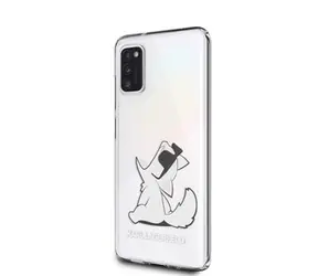 Karl Lagerfeld Fun Choupette Kryt pro Samsung Galaxy A41 čirá