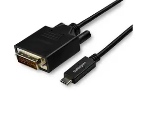 StarTech kabel USB-C na DVI černá / 1080p / Thunderbolt 3 / 3m