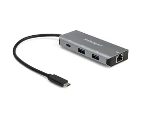 StarTech HB31C2A1CGB USB Hub šedá / 2x USB-A / 1x USB-C / 1x RJ-45 / 10 Gbs