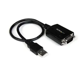 StarTech adaptér USB-A na RS232 DB9 0.3 m černá / COM / 920 kBs