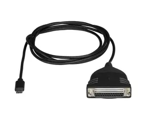 StarTech adaptér USB-C na DB25 černá / 1.8m