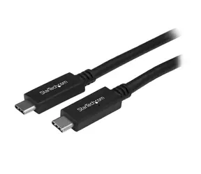 StarTech kabel USB-C černá / 2x USB-C / M-M / 5Gbs / Thunderbolt 3 / 1m
