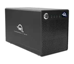 OWC ThunderBay 4 mini (TB3) / dokovací stanice pro HDD / 4x 2.5" SATA slot / 2x Thunderbolt 3 / SoftRAID XT