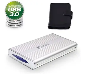 Fantec DB-228U3 stříbrná / rámeček pro 2.5" HDD / SATA / USB 3.0 