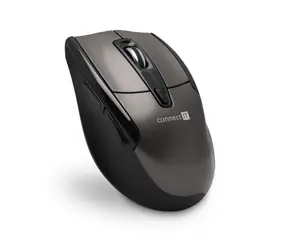 CONNECT IT CMO-1300-BR bronzová / Bezdrátová laserová myš  / 1600DPI / 6 tlačítek / 2xAAA