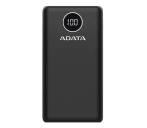 ADATA PowerBank P20000QCD 20000mAh černá / 3A / 2x USB + 1x USB-C