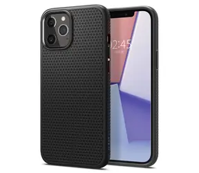 Spigen Liquid Air ochranný kryt pro Apple iPhone 12 & 12 Pro černá