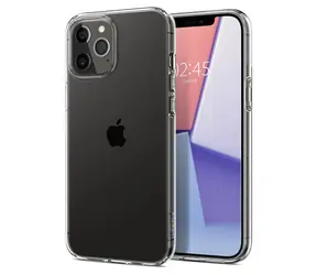 Spigen Liquid Crystal ochranný kryt pro Apple iPhone 12 & 12 Pro čirá