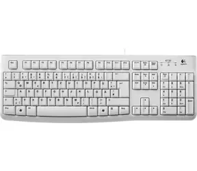 Logitech K120 DE bílá / klávesnice / USB kabel