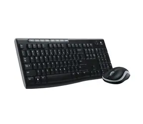 Logitech Wireless Combo MK270 US černá / bezdrátová sada klávesnice a myši / US verze