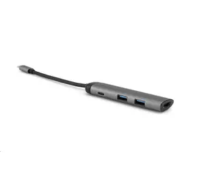 Verbatim 49140 USB-C dokovací stanice / 2x USB-A 3.0 / 1x USB-C 3.1 / 1x HDMI (4K@30Hz)