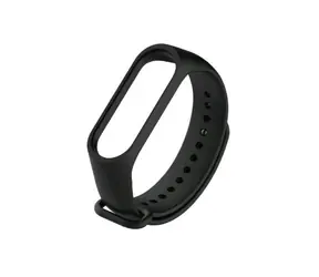 Tactical 513 Silikonový Řemínek pro Xiaomi Mi Band 3 & 4 černá