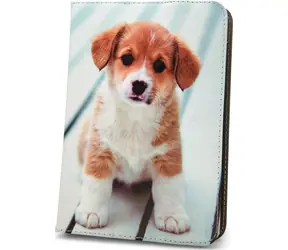 GreenGo Cute Puppy Univerzální pouzdro pro tablety 9-10" 