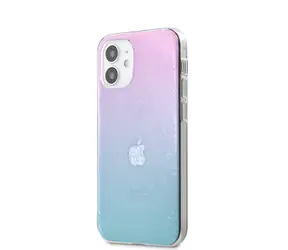 GUESS 3D Raised Zadní Kryt pro Apple iPhone 12 mini modrá