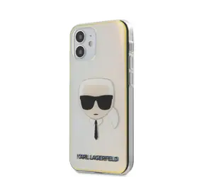 Karl Lagerfeld PC & TPU Head Kryt pro Apple iPhone 12 mini Iridescent