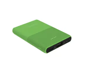 TERRATEC Powebank P50 zelená / 5000 mAh / 5V / 2.1A / 1x Micro-USB (vstup) / 1x USB-C / 1x USB-A