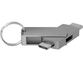 TERRATEC Connect C600 USB-C adaptér / 1x Micro-USB (F) / 1x Micro-USB (M) / 1x USB-C (M)