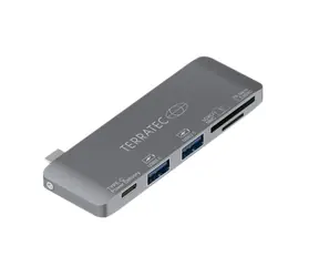 TERRATEC Connect C7 USB-C / 2x USB-A 3.0 / 1x USB-C PD (100W) / SD&Micro-SD čtečka