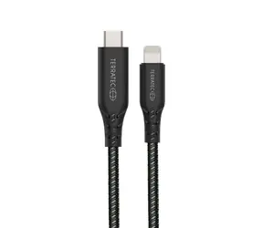 TERRATEC Charge CL2 kabel USB-C (M) na Lightning (M) / délka 2m / MFI / až 2.4A / černá