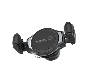 TERRATEC ChargeAir Car / držák telefonu do auta + adaptér + kabel / bezdrátové nabíjení 10W