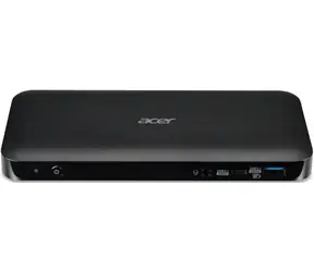 Acer DOCKING STATION III černá / 3xUSB 3.0 / 2xUSB-C / HDMI / DP / LAN 