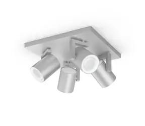 Philips Hue Argenta LED 4x5.5W chrom  / LED bodové svítidlo / 1400lm / 2000-6500 K / IP20