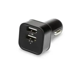 TrueCam H5 dual charger černá / 2x USB / 2.1A & 1A / doprodej