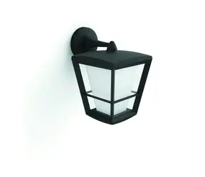 Philips Hue Econic LED 1x15W černá / venkovní nástěnné svítidlo / 1150lm / 2200-6500K / RGB / IP44