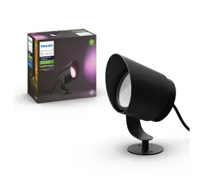 Philips Hue Lily XL LED 1x15W černá / venkovní zapichovací svítidlo / 1200lm / 2000-6500K / RGB / IP65
