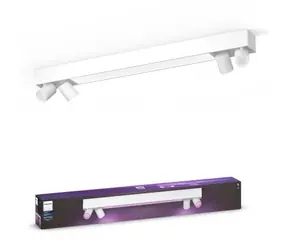 Philips Hue Centris BT LED 40+ 4x5.7W bílá / LED stropní bodové svítidlo GU10 / 4000lm / 2000-6500 K / RGB / IP20