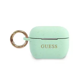 GUESS Silikonové Pouzdro pro Apple Airpods Pro zelená