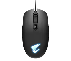 GIGABYTE AORUS M2 černá / Herní optická myš / 6 200 DPI / 6 tlačítek / USB / 1.8m