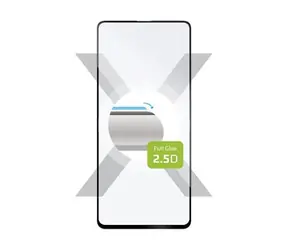 FIXED Full-Cover Ochranné tvrzené sklo pro Samsung Galaxy A52 & A52 5G & A52s 5G černá / lepení přes celý displej 