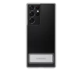 SAMSUNG Clear Standing Cover zadní kryt se stojánkem pro Samsung Galaxy S21 Ultra čirá