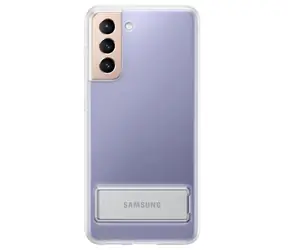 SAMSUNG Clear Standing Cover zadní kryt se stojánkem pro Samsung Galaxy S21+ čirá / doprodej