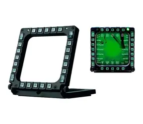 Thrustmaster navigační panely MFD Cougar Pack / replika US Air Force F-16 MFD / 20 tlačítek / 2x LED