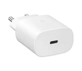 SAMSUNG Napájecí adaptér s rychlonabíjením (25W) bez kabelu bílá (bulk)
