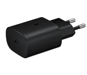 SAMSUNG Napájecí adaptér s rychlonabíjením (25W) bez kabelu černá - bulk balení / USB-C / 3A 