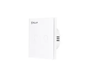 TELLUR WiFi Smart Spínač 2 porty  bílá / 1800 W / 10 A