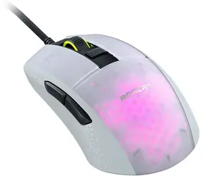 ROCCAT Burst Pro bílá / Optická herní myš / 16000 DPI / 6 tlačítek / USB / 1.8 m