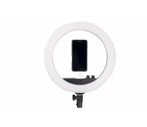 NANLITE Halo 14 kruhové LED světlo / průměr 35.5 cm / 2700-6500 K / make-up zrcátko / držák na telefon / přepravní pouzd