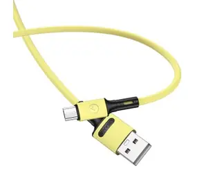 USAMS SJ435 U52 Datový a Nabíjecí Kabel MicroUSB 1m žlutá