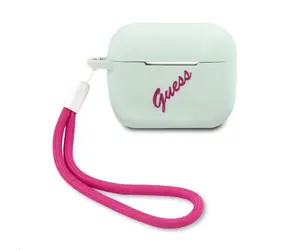 GUESS Vintage Silikonové Pouzdro pro Apple Airpods Pro modrá / doprodej