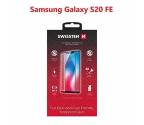 SWISSTEN FULL GLUE COLOR FRAME CASE FRIENDLY sklo pro SAMSUNG G780 GALAXY S20 FE černá