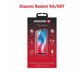 SWISSTEN FULL GLUE COLOR FRAME CASE FRIENDLY sklo pro XIAOMI REDMI 9A & XIAOMI REDMI 9AT černá